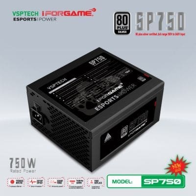 Nguồn 750W VSP iForgame SP750 80PLUS SILVER